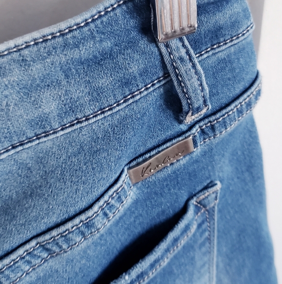 KanCan Women s9 Blue Denim Shorts Jorts - Picture 2 of 5